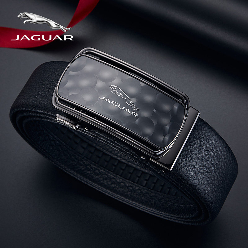 捷豹jaguar皮带男真皮头层牛皮2022新款潮高档奢华年轻人男士腰带