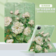 荣耀平板9保护套12.1适用magicpad2保护壳12.3英寸X9旋转带笔槽GTPRO中式复古油画风X8pro亚克力防弯三折外壳