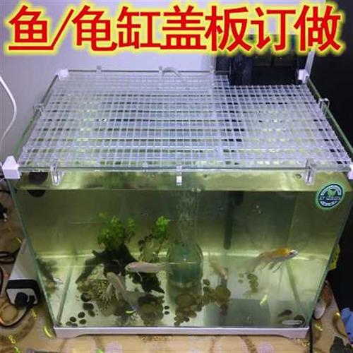 龟鱼缸水族箱盖子盖板防跳网制作定做定制订做制防逃亚克力防猫盖