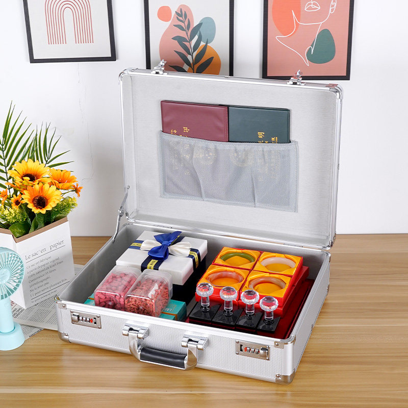 装钱箱放贵重物品的带锁箱子隐私房钱纸币现金收纳盒钱币保管收藏