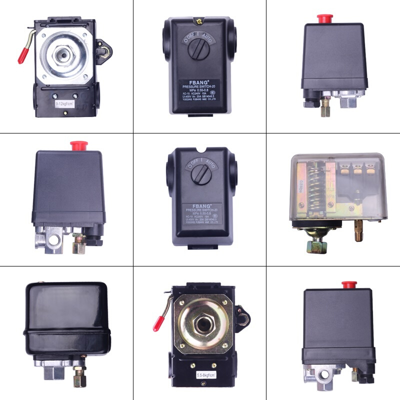 空压机配件大全压力开关控制器打气泵压缩机自动旋转卧室气压开关