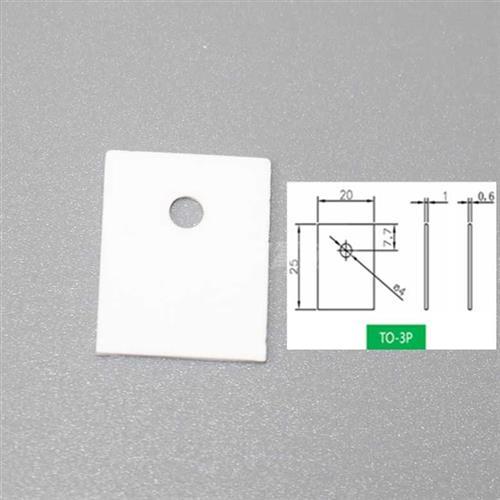 氧化铝导热高96陶瓷片20*25*0.6/1.0有孔无孔热绝缘体导热垫片