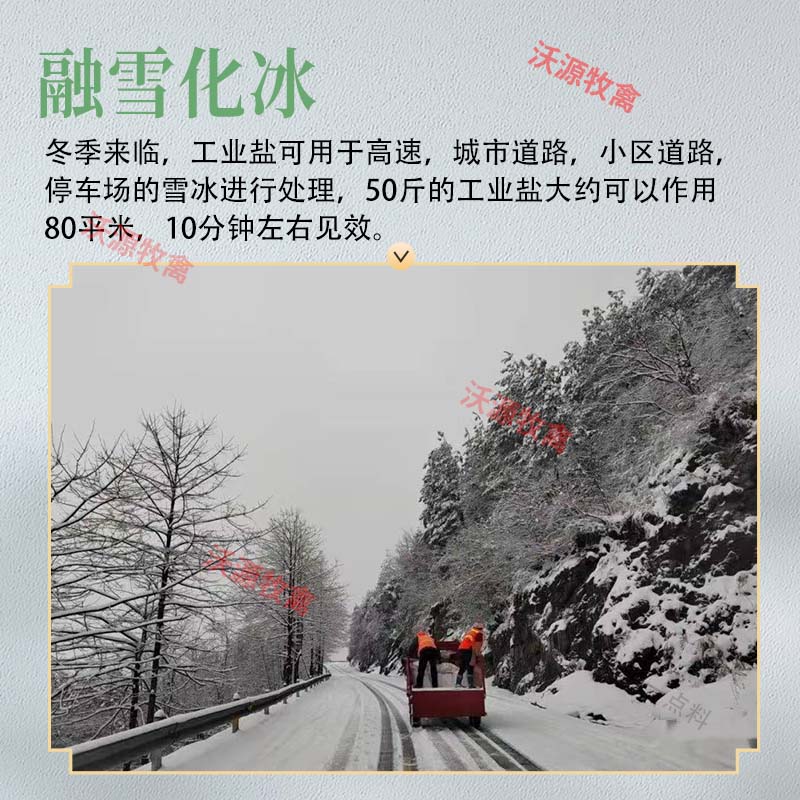 精致工业盐氯化钠水处理锅炉软水融冰除雪热敷泡脚盐50斤快递包邮