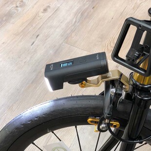 【小默】小布配件 TRIGO猫眼灯座GOPRO前灯多用支架 适用brompton