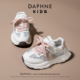 达芙妮女童鞋运动鞋2024夏季新款透气软底儿童鞋子夏款女孩单网鞋