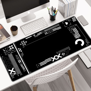 csgo鼠标垫超大号游戏电竞男生键盘垫FPS印花集野荷锁边加厚桌垫