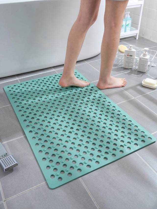 大号浴室防滑垫淋浴房洗澡脚垫家用卫生间地垫酒店沐浴镂空防水r