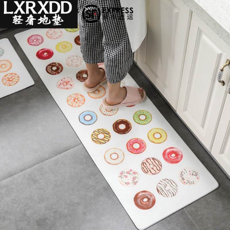 LXRXDD欧式简约地毯家用进门门垫脚垫厨房地垫长条防水防油防滑g