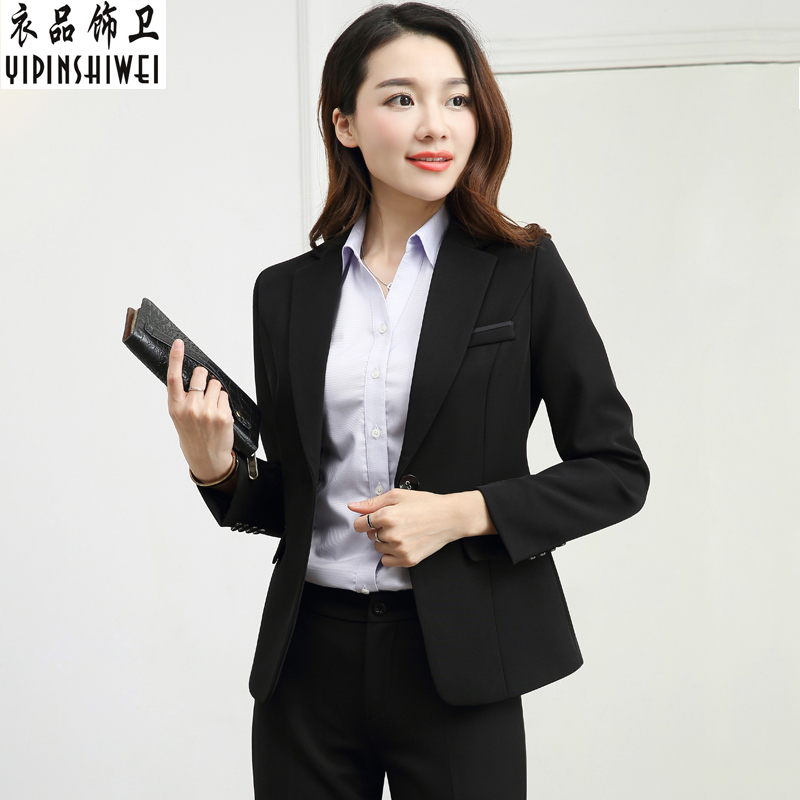 服工装职业正装西装外套女秋冬