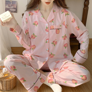 月子服夏季薄款产后纯棉喂奶哺乳孕妇睡衣女春秋可外穿家居服套装