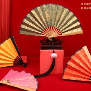 5寸迷你折扇小扇子中国风儿童男女折叠扇空白宣纸绘夏季画扇定制