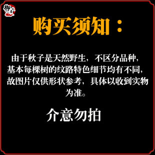 野生秋子文玩核桃小手捻精品山核桃盘玩把手把件狮子头练手球古玩