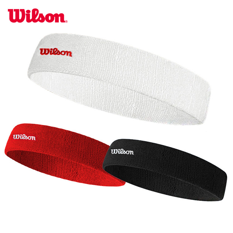 Wilson威尔胜维尔胜正品头带网球头巾运动健身春夏新款五色可选