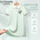 拉夏贝尔女童polo连衣裙2025新款夏季熊猫衣服公主裙儿童夏装裙子