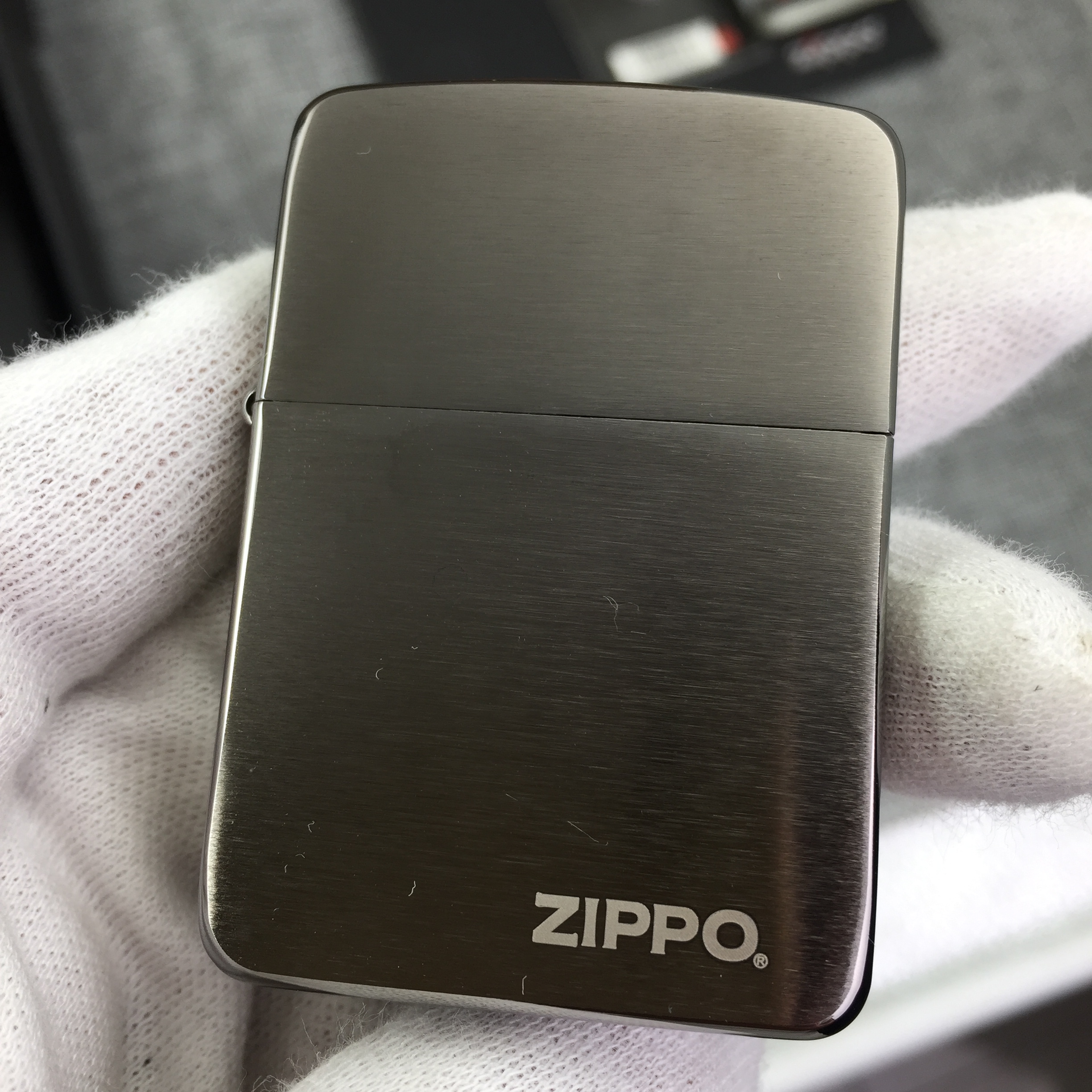 zippo黑冰掉漆图片