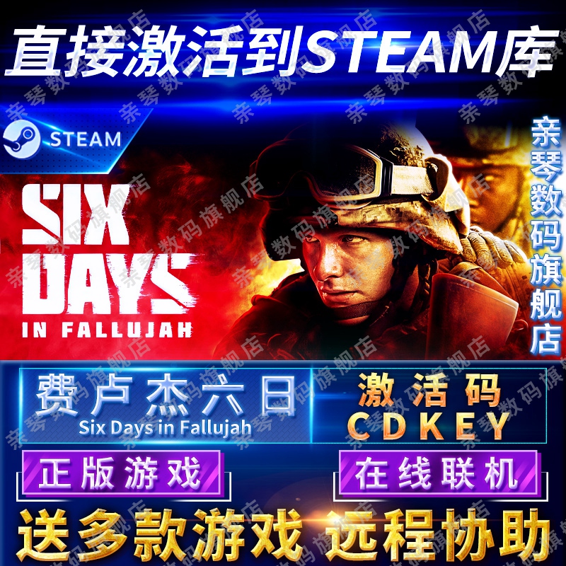 Steam正版费卢杰六日激活码CD