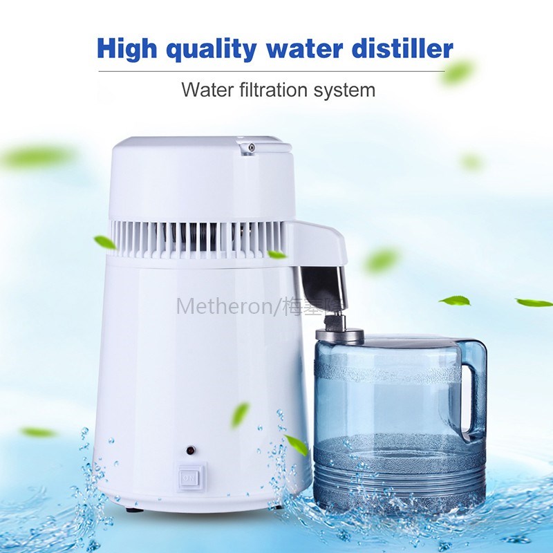 4L Home Pure Water Distiller Filter Water Distilled Machine