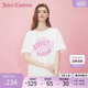 Juicy Couture橘滋2024新款女装夏季星球恋序刺绣印花阔版女式T恤