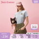 Juicy Couture橘滋2024早春日穿搭新款女装图案贴布绣女士T恤