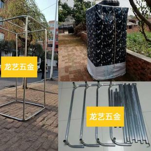 农村户外洗澡架子冬季洗澡神器家用淋浴房方型室外洗澡帐篷洗澡房