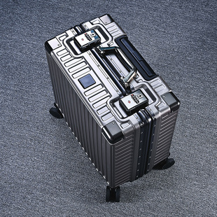 登机行李箱铝框小型轻便拉杆箱18寸男女20静音万向轮短途旅行皮箱