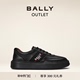 【官方正品】BALLY/巴利男士黑色皮革运动鞋6240621