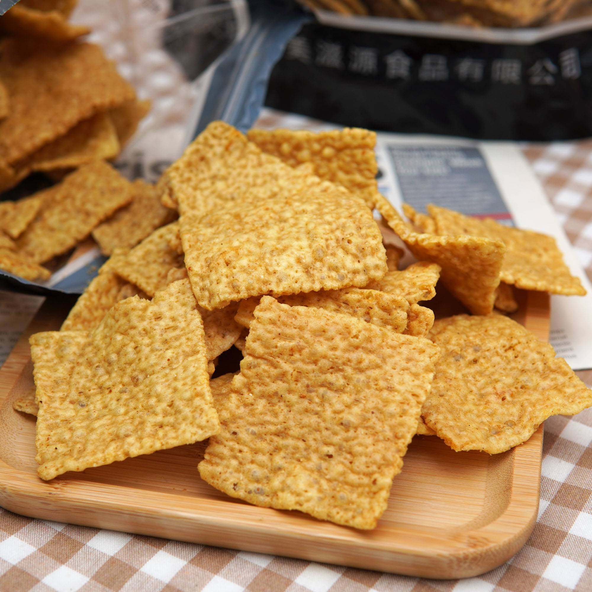 荞食尚苦荞片400g大袋牛肉荞麦锅巴油炸办公室网红零食膨化食品 原价