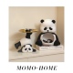 MOMO 小红书熊猫入户玄关柜钥匙收纳摆件支架客厅鞋柜家居装饰品