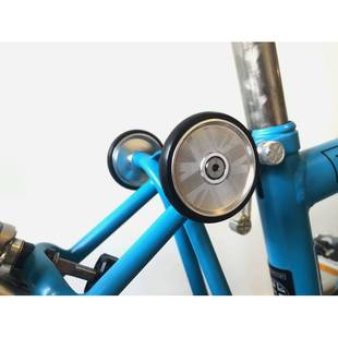 【小默】小布配件 铝合金CNC易行轮45/55mm附钛螺丝 适用brompton