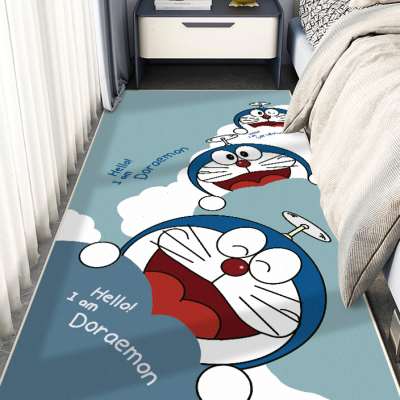 儿童房地毯卧室床前卡通床边毯房间学习桌地垫家用客厅长条地垫
