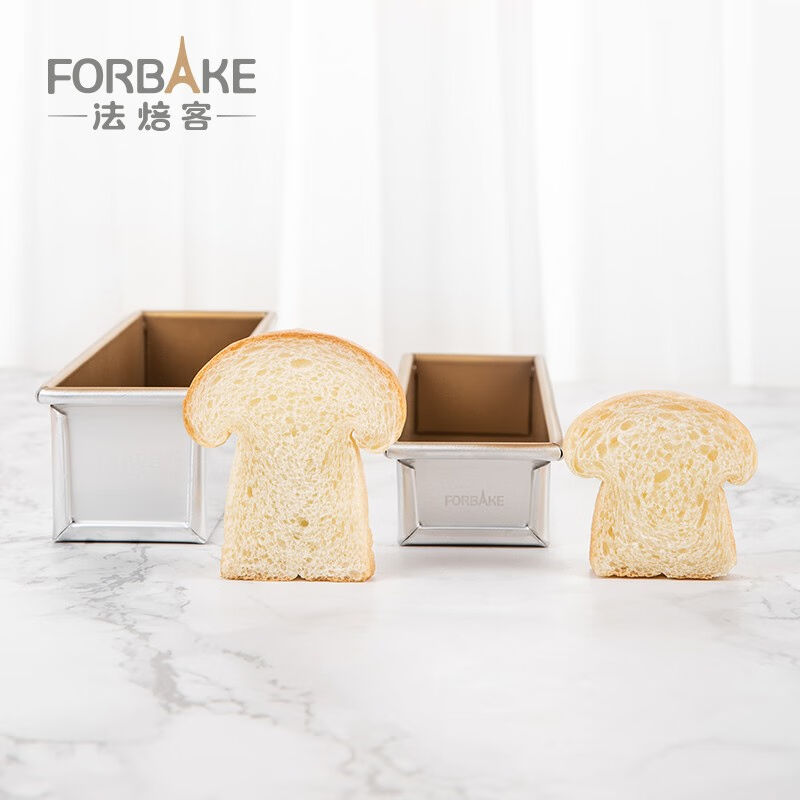 法焙客（FORBAKE）网红蘑菇头面包吐司磅蛋糕土司模具不粘细长条