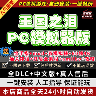 王国之泪PC传说模拟器版送全DLC金手指amiibo存档60帧补丁4k手柄键鼠神龙模拟器yuzu switch电脑单机游戏NS