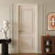 定制法式实木烤漆门复古风卧室门房间门白色欧式扣线室内门套装门
