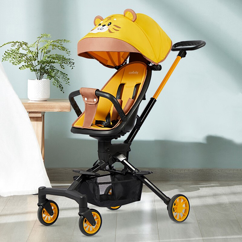新款coolbaby遛娃神器轻便可折叠婴儿推车儿童双向高景观溜娃宝宝