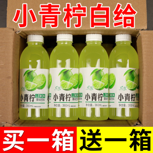 亏本特价网红小青柠汁饮料整箱360ml*12/24大瓶新鲜柠檬水甄选