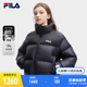 FILA 斐乐官方女子羽绒服冬新保暖防风宽松短款面包服运动外套女