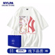 MLB&NYLPA2024新款夏季男士短袖t恤潮牌奥特莱斯纯棉印花宽松上衣