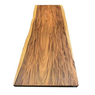 2023南美胡桃木实木大板茶桌茶台大板桌原木自然边餐桌办公桌整木