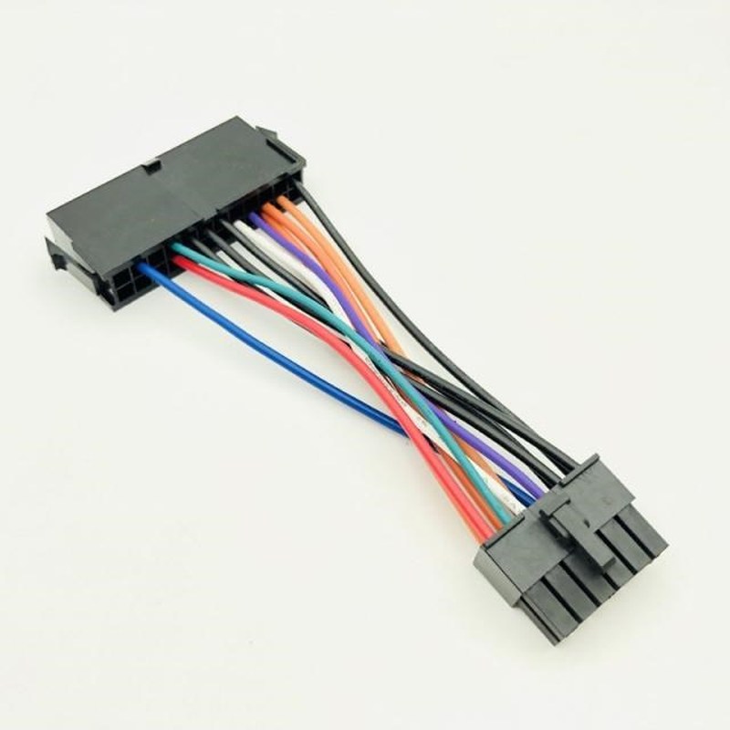 24Pin to 12Pin Power Cable ATX 24Pin Female to 12Pin Male PS