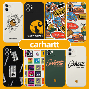 CARHARTT手机壳苹果15华为mate60pro卡哈特iPhone14Promax牛仔OPPO欧美vivo小米13潮牌12潮p60大牌50美式适用