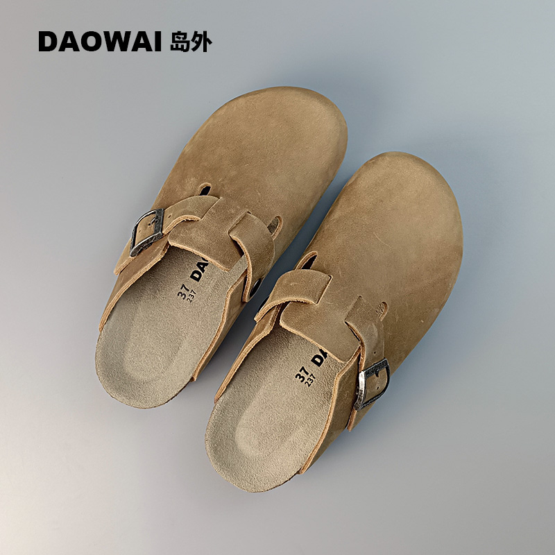 岛外DAOWAI勃肯鞋夏季半包头软