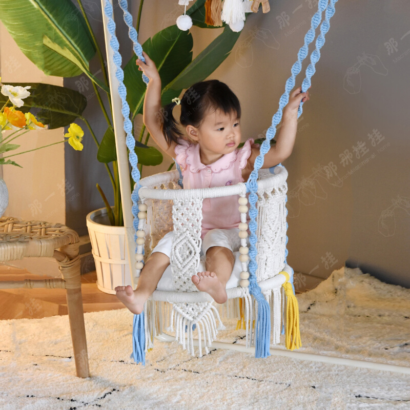 新款那一挂荡秋千室内儿童家用宝宝婴幼儿小孩玩具 吊椅吊篮 家庭