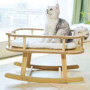 猫咪摇篮床 摇摇床 摇摇椅 猫吊床秋千 狗躺沙发夏季小猫窝宠物床