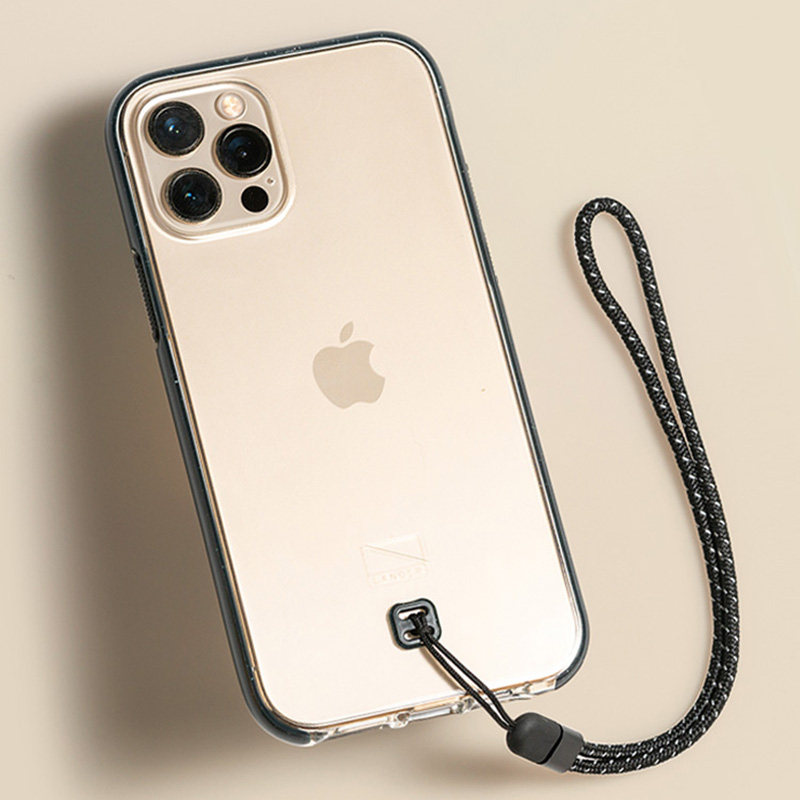 lander防摔手机壳适用苹果iphone 12pro/max全包腕带小挂绳保护套