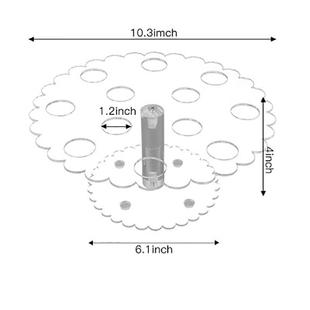 亚克力冰淇淋展示架甜筒架子甜品台装饰道具透明蛋脆筒冰激凌支架