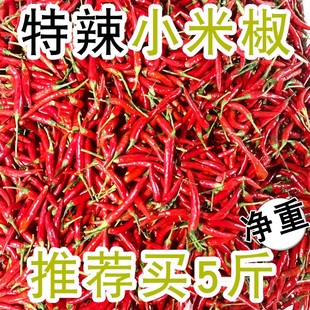 小米辣椒新鲜5斤朝天椒红辣椒指天椒特辣包邮尖泡椒农家自种蔬菜