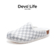 Devo life软木拖鞋休闲包头鞋半包半拖时尚个性外穿女款拖鞋22001