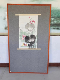 可移动磁性画板国画书法作品展示墙贴不伤墙多功能可调节双面毛毡