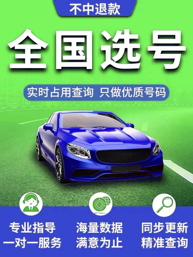 全国车牌选号自编自选上海广州成都杭州新能源汽车12123数据库