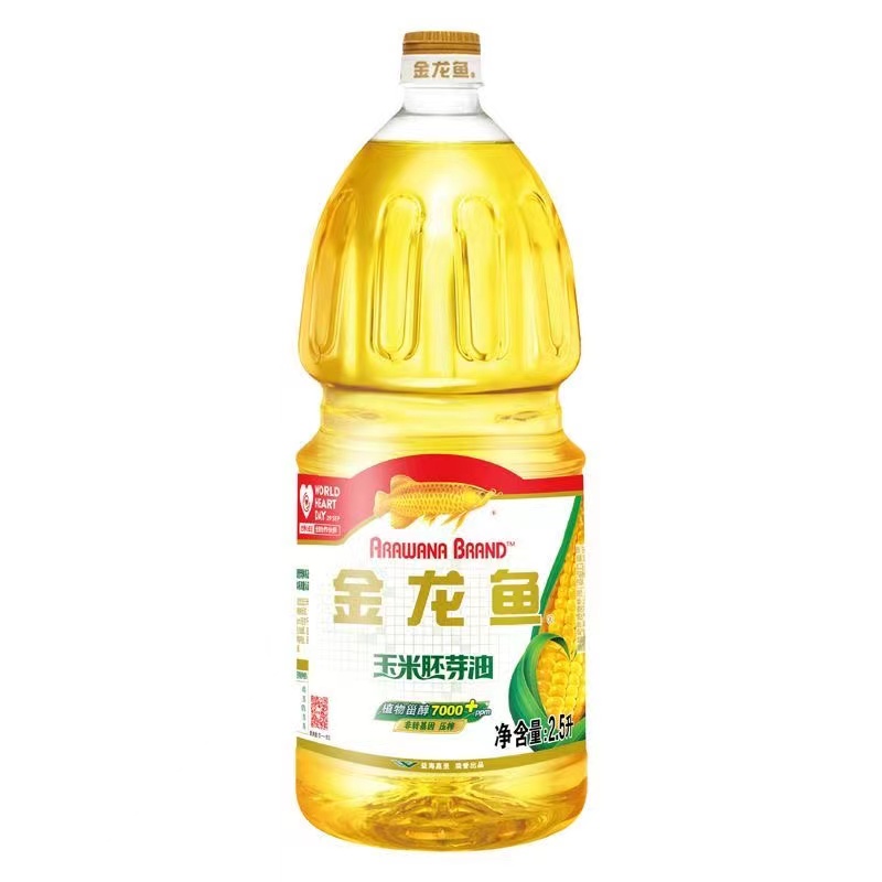 金龙鱼玉米胚芽油2.5L*1瓶非转